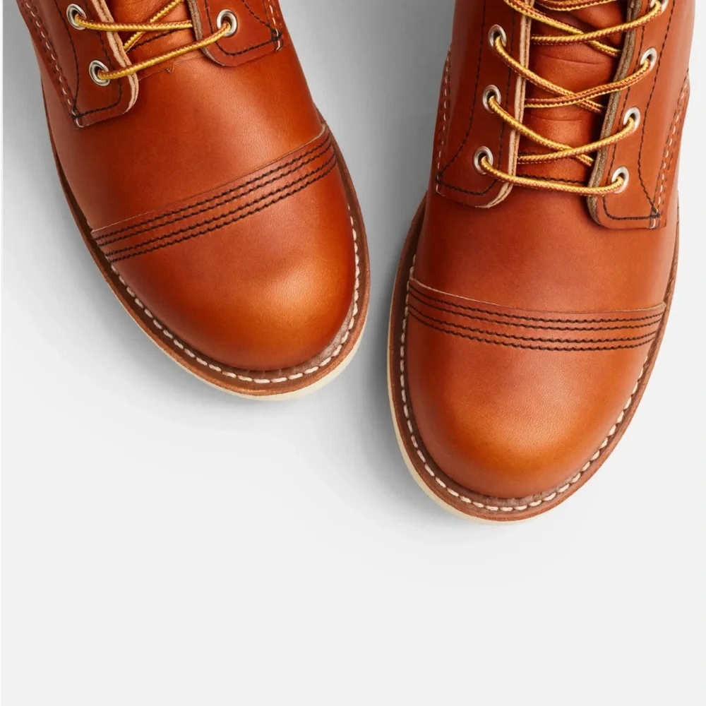Red Wing Iron Ranger Traction Tred 6” Oro Legacy Leather Mens size 9.5 NEW!!!